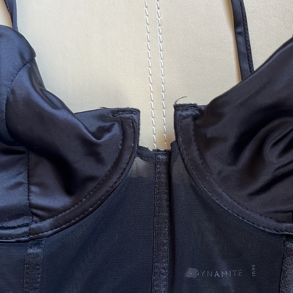 Black tie corset - Picture 3 of 7